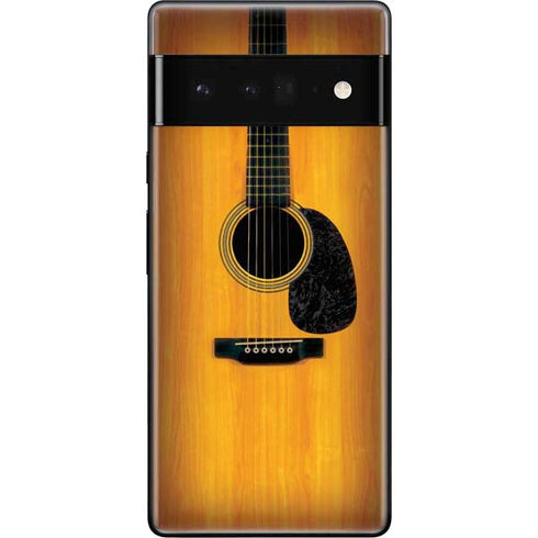 Wood Guitar Google Pixel 6 Pro Skin